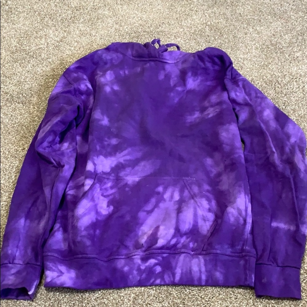 Purple Tye Dye Hoodie